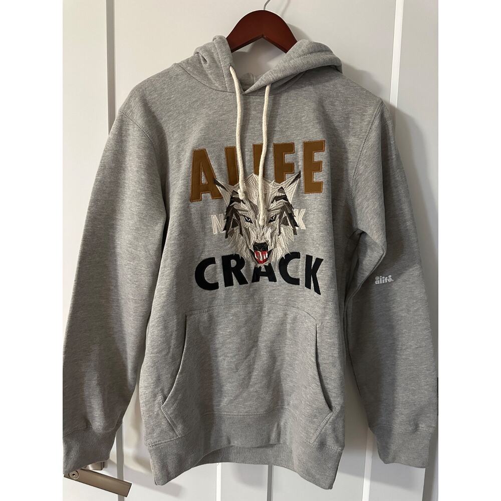Alife NY Wolf Pack Gray Men’s Hoodie Pullover Embroidered SMALL NEW